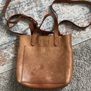 Madewell Tan Leather Crossbody Bag